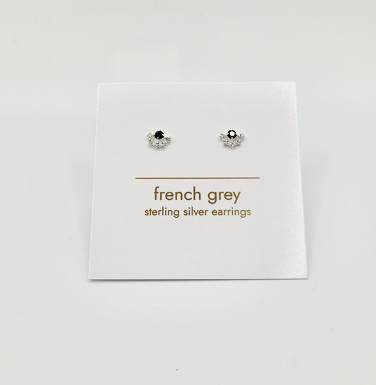 Sterling silver earrings - Silver