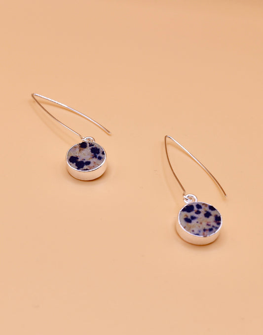 "Sally" Drop earrings - Silver