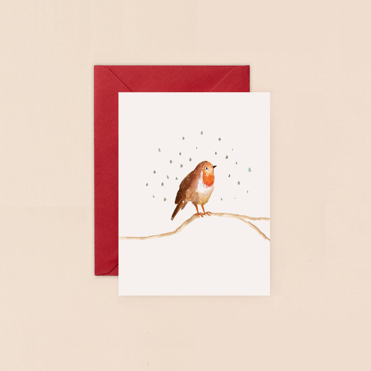 Christmas Robin Mini Card