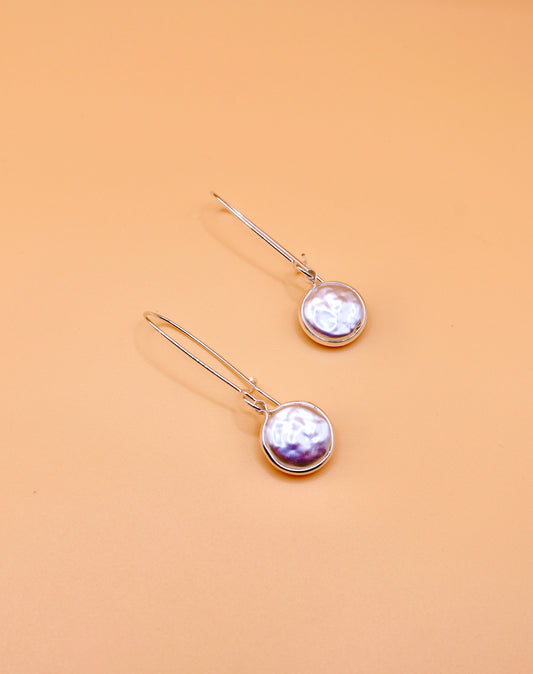 "Eilidh" Drop Earrings - Silver