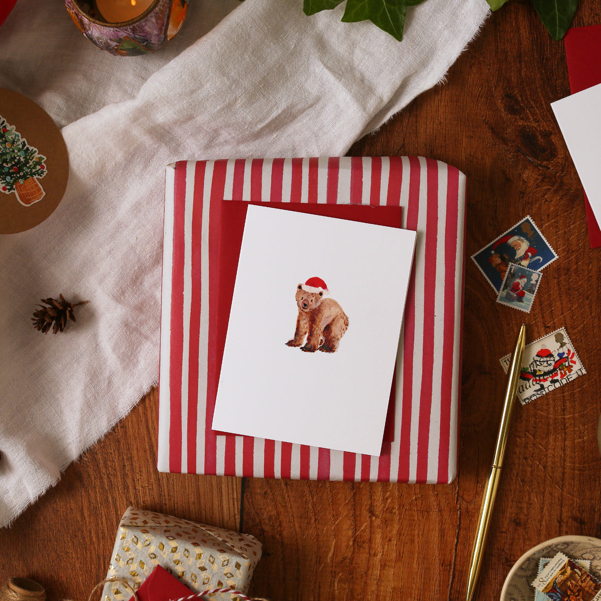 Christmas Bear Mini Card