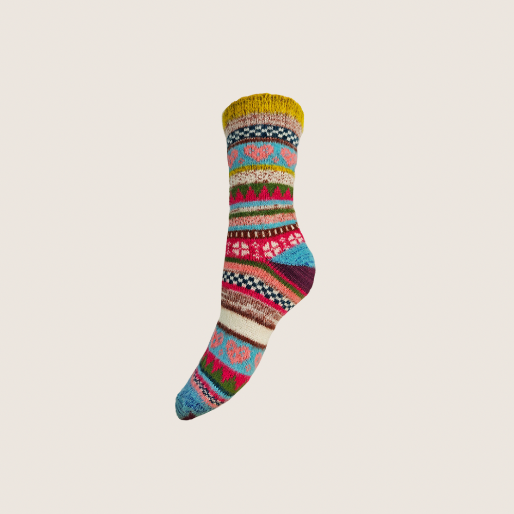 Wool Blend Scandi Socks