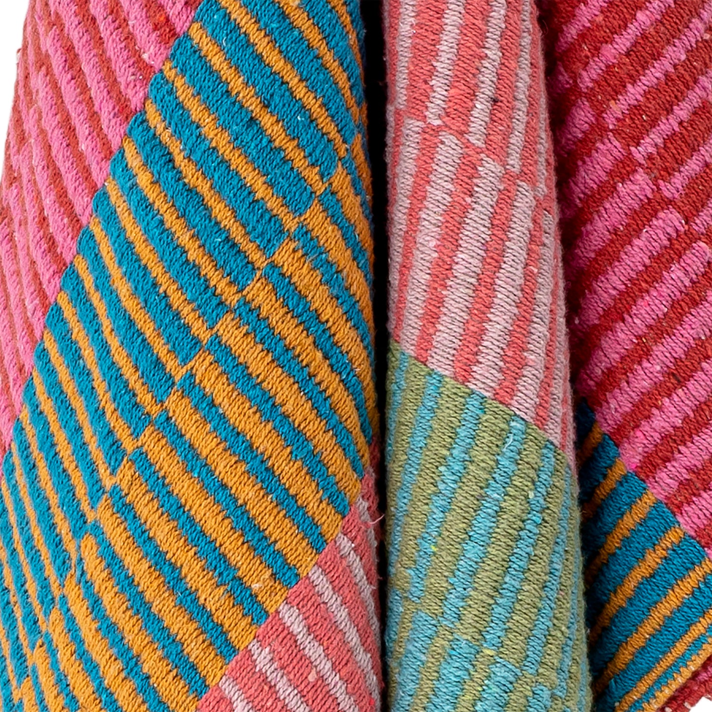 Isnel Throw, Multi, Recycled Cotton