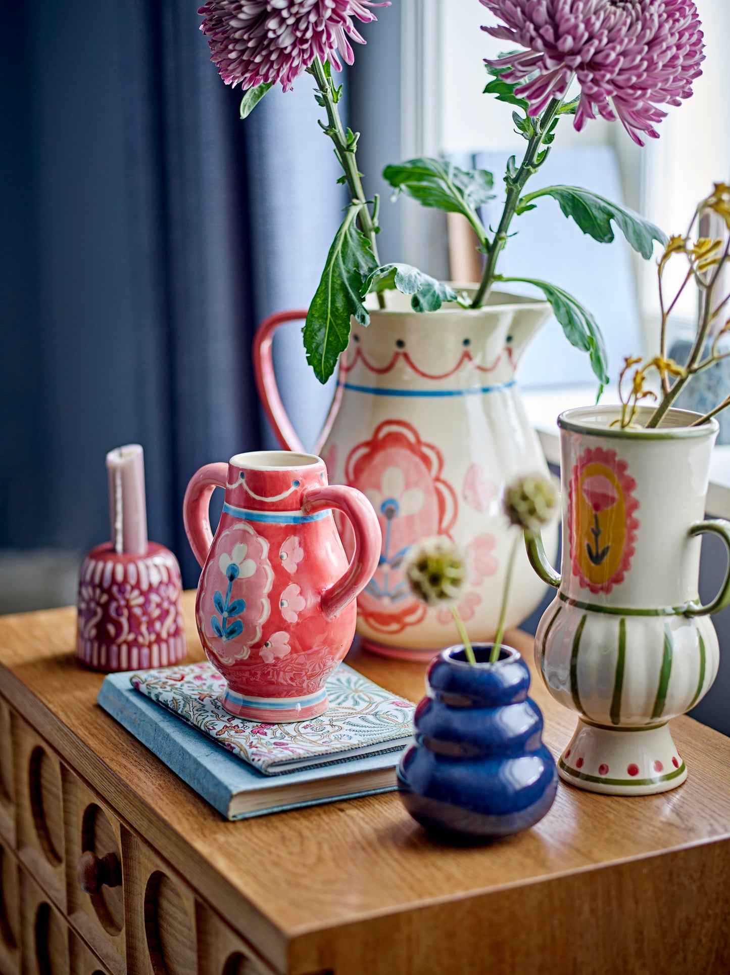 Odina Vase, Multi, Stoneware