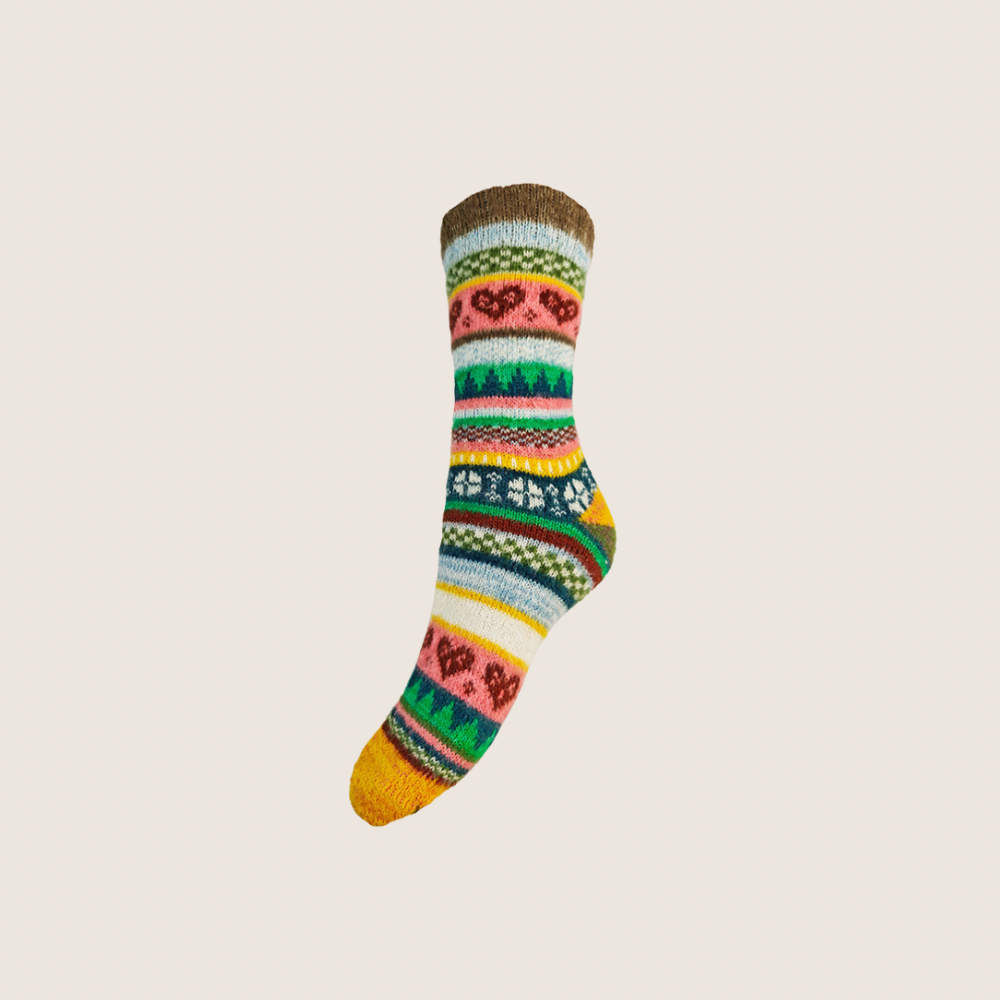 Wool Blend Scandi Socks