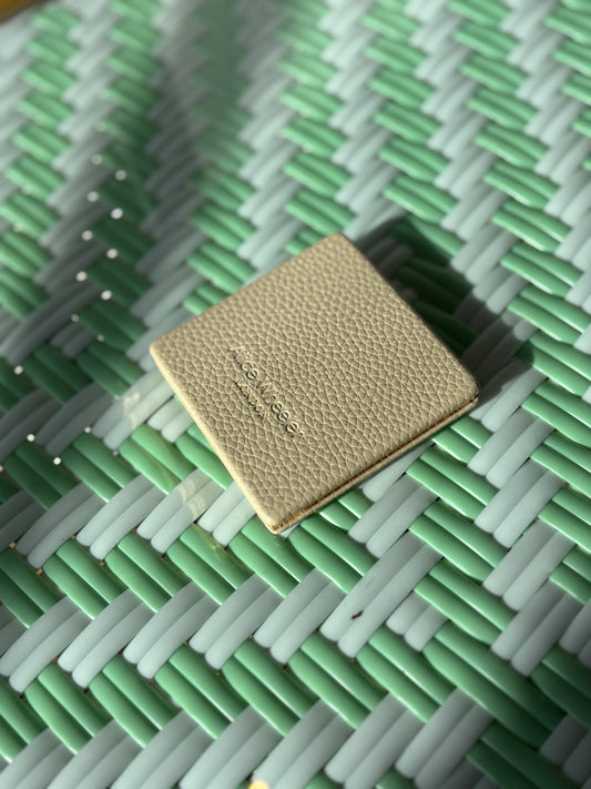 Alice Wheeler Compact mirror - Sand