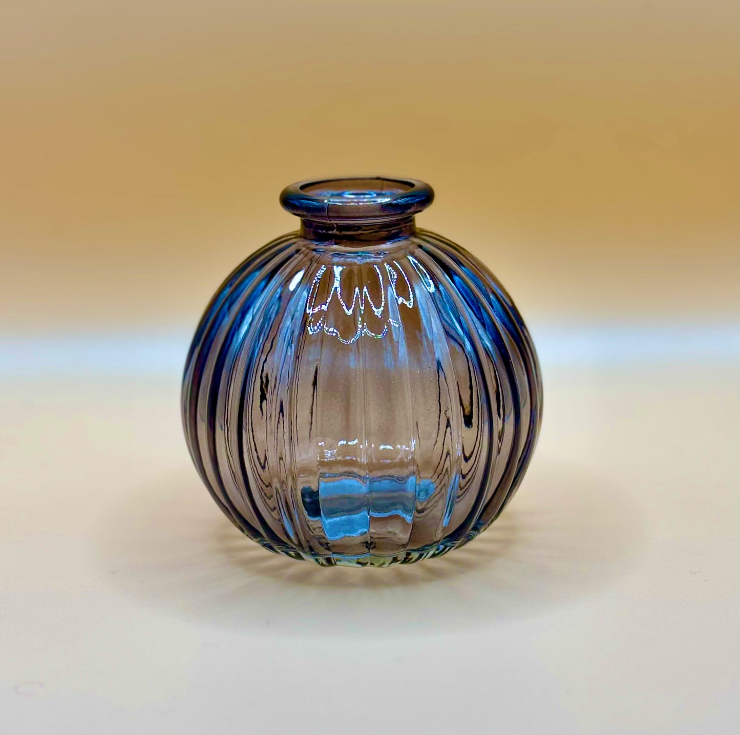 Bud Vase - Smokey purple round