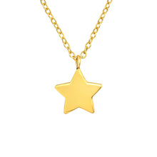  Gold Plated Sterling Silver Star Necklace