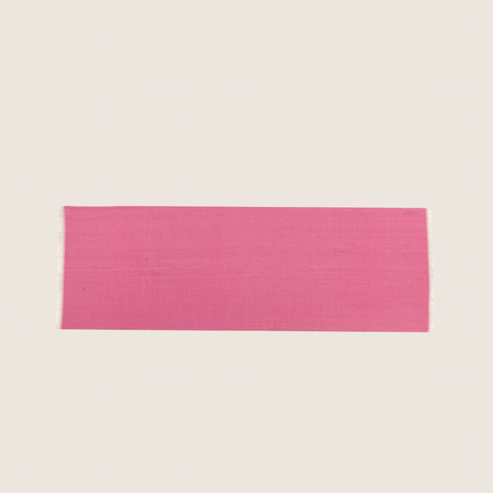 Luxe Herringbone Scarf - Hot Pink