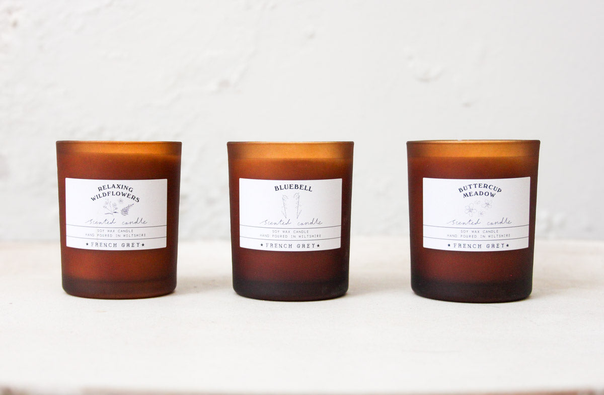 Relaxing Wildflowers - French Grey Signature Candle