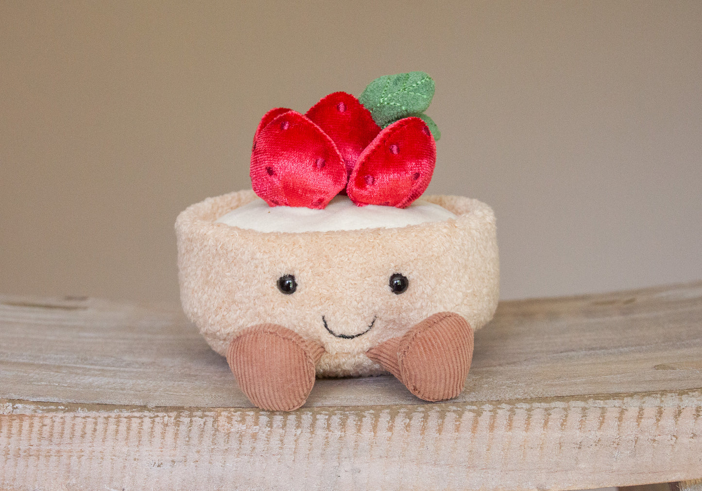 Jellycat Amuseables Fleurette Tarte Aux Fraises