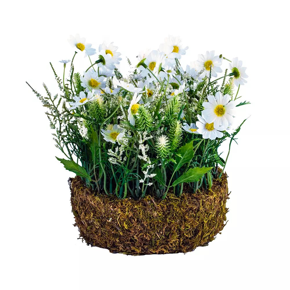 Wildflowers On Oasis White