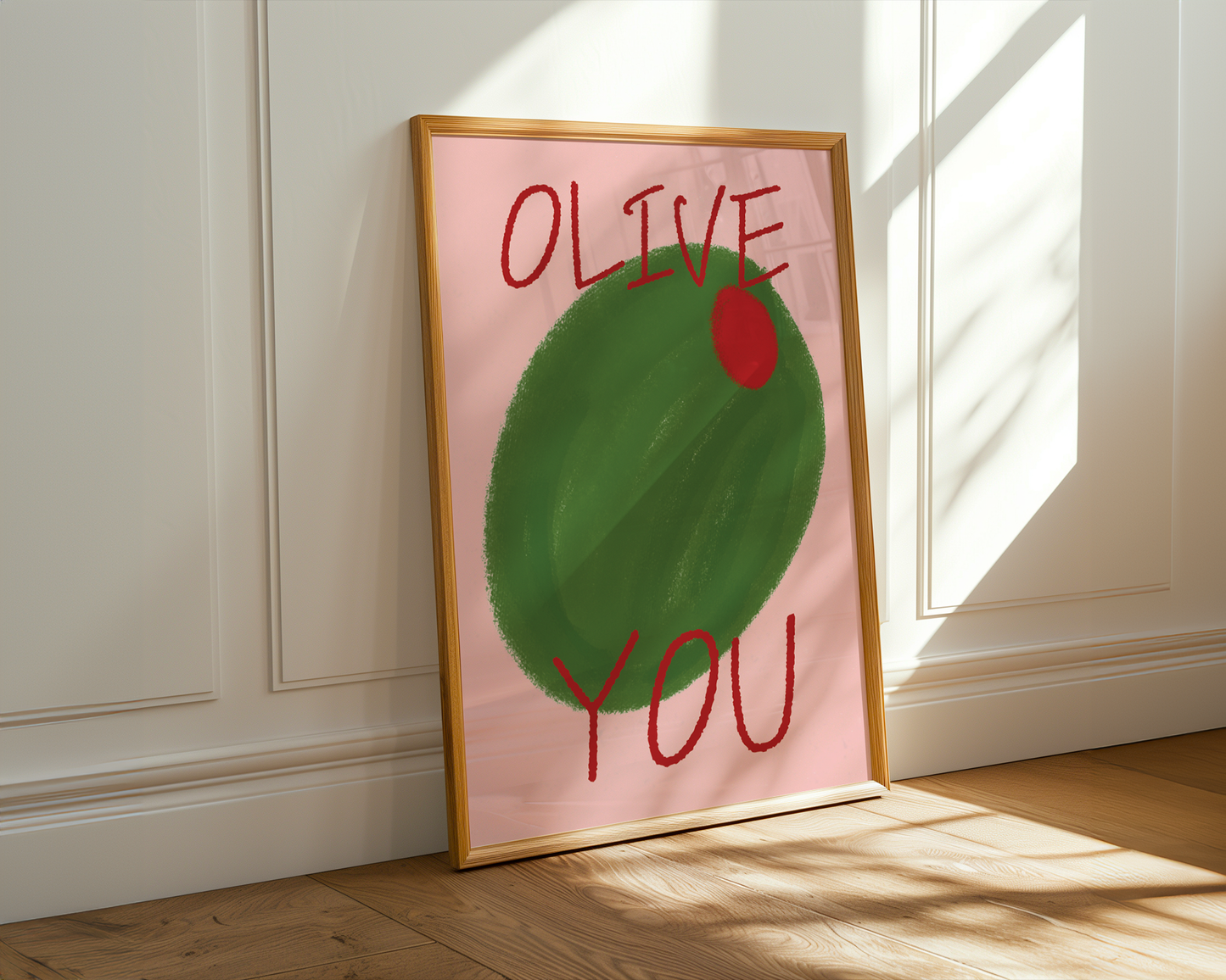 Olive You Print