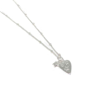  Nadia Heart Necklace Silver