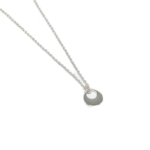  Paris Circle Necklace Silver