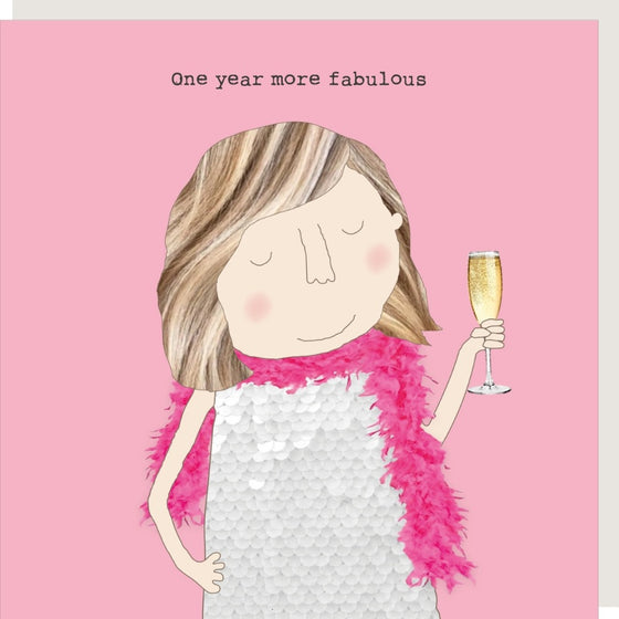 One Year More Fabulous Card