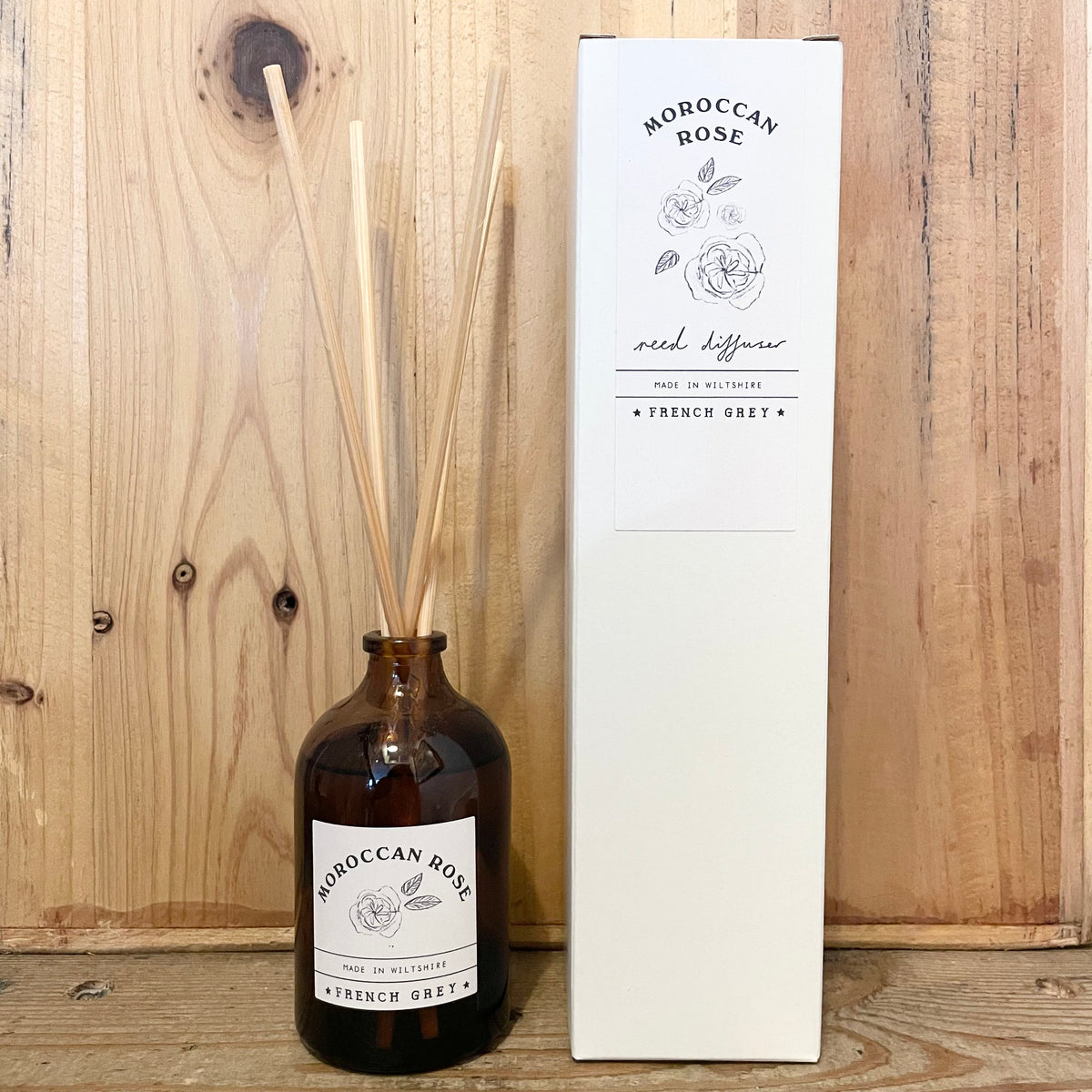 Moroccan Rose Reed Diffuser French Grey Interiors