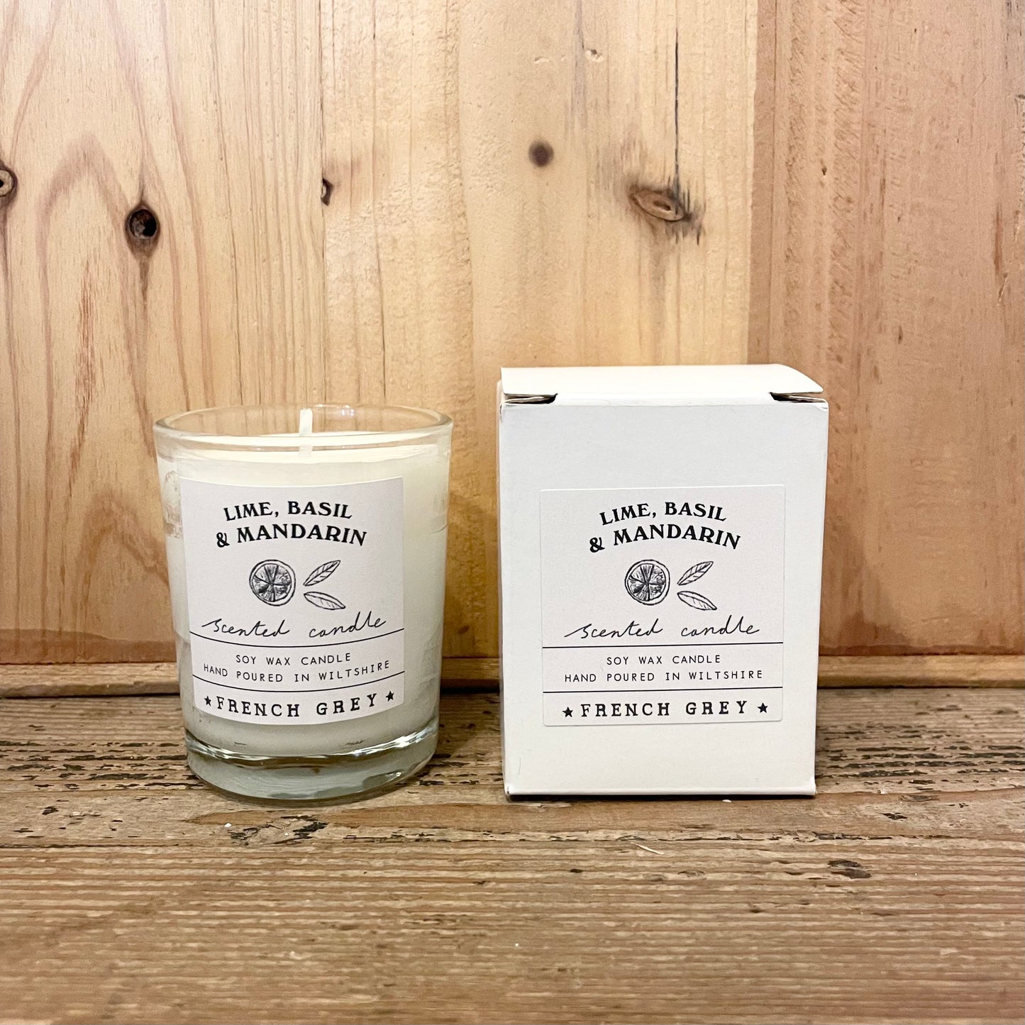 Lime, Basil & Mandarin Votive Candle