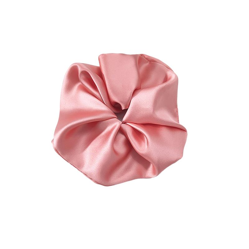 Extra Large Silky Scrunchie in Salmon Pink