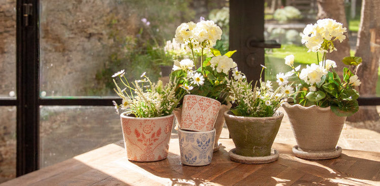 Vases, Pots & Faux Flowers