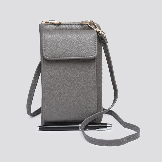 Cross Body Phone/Wallet Bag Dark Grey
