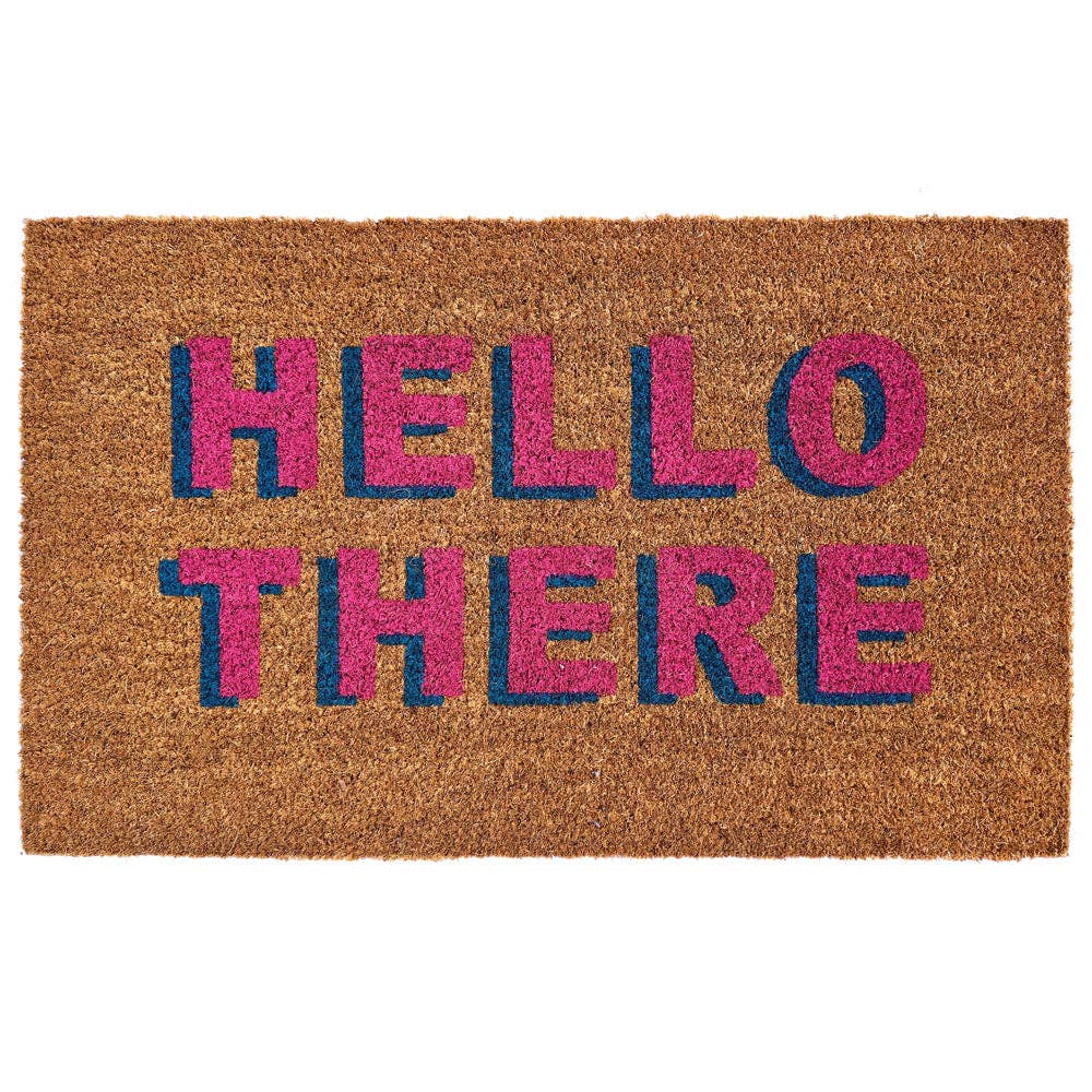 “Hello There” Coir Doormat