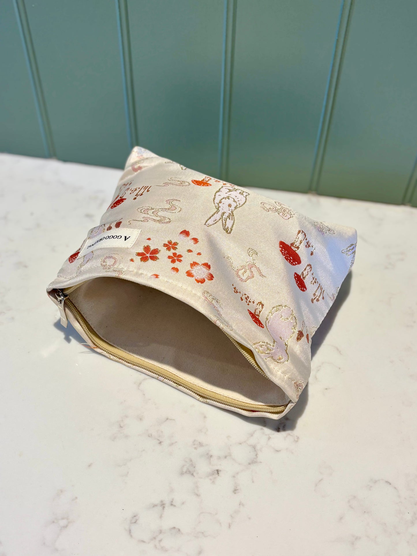 Woodland makeup bag in pink
