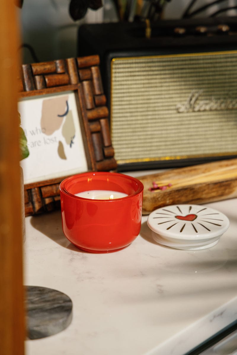 Paddywax Charmed Wild Fig Rose Glass Candle