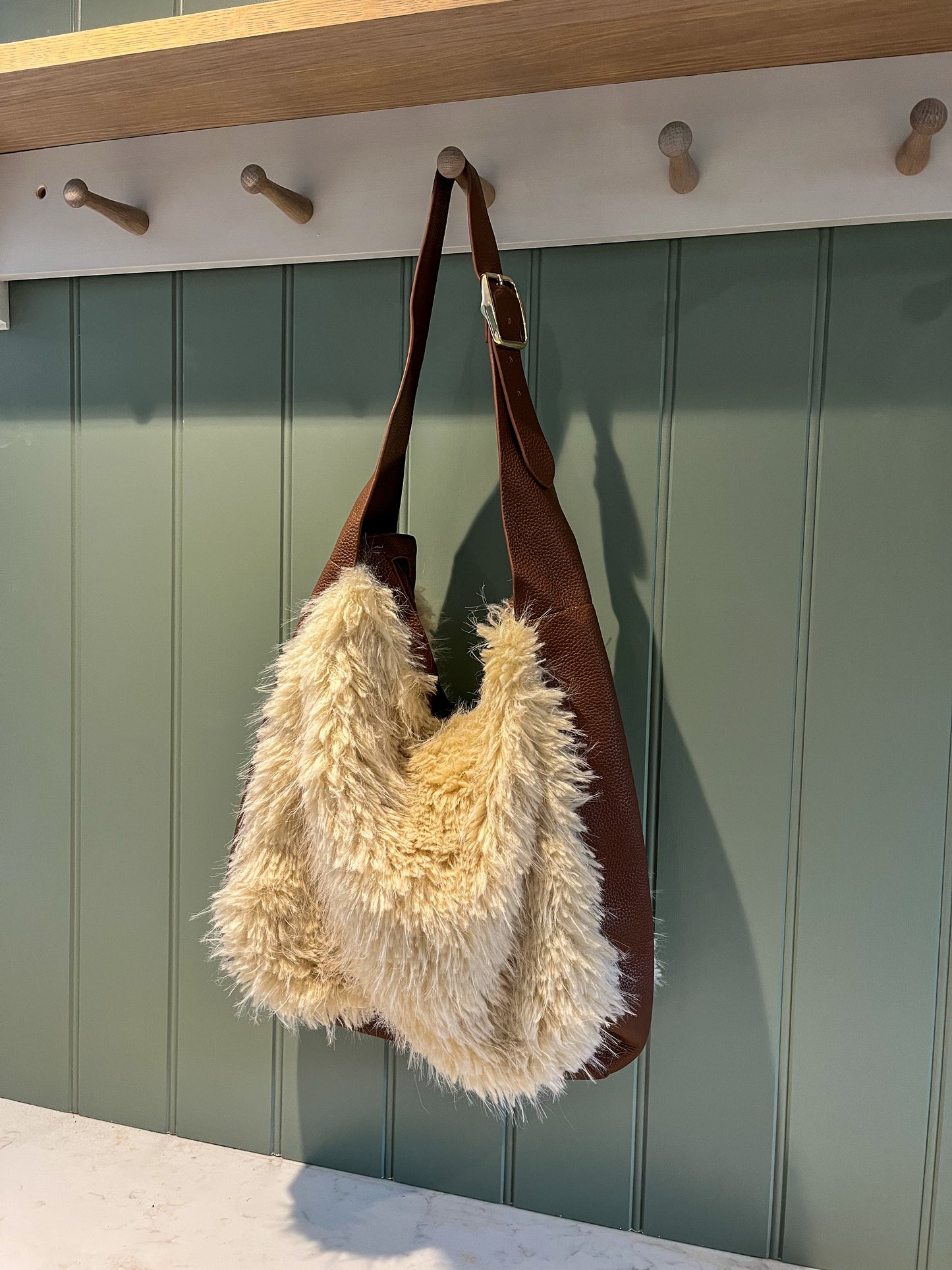 Slouchy Shopper Bag - Whipped Cream