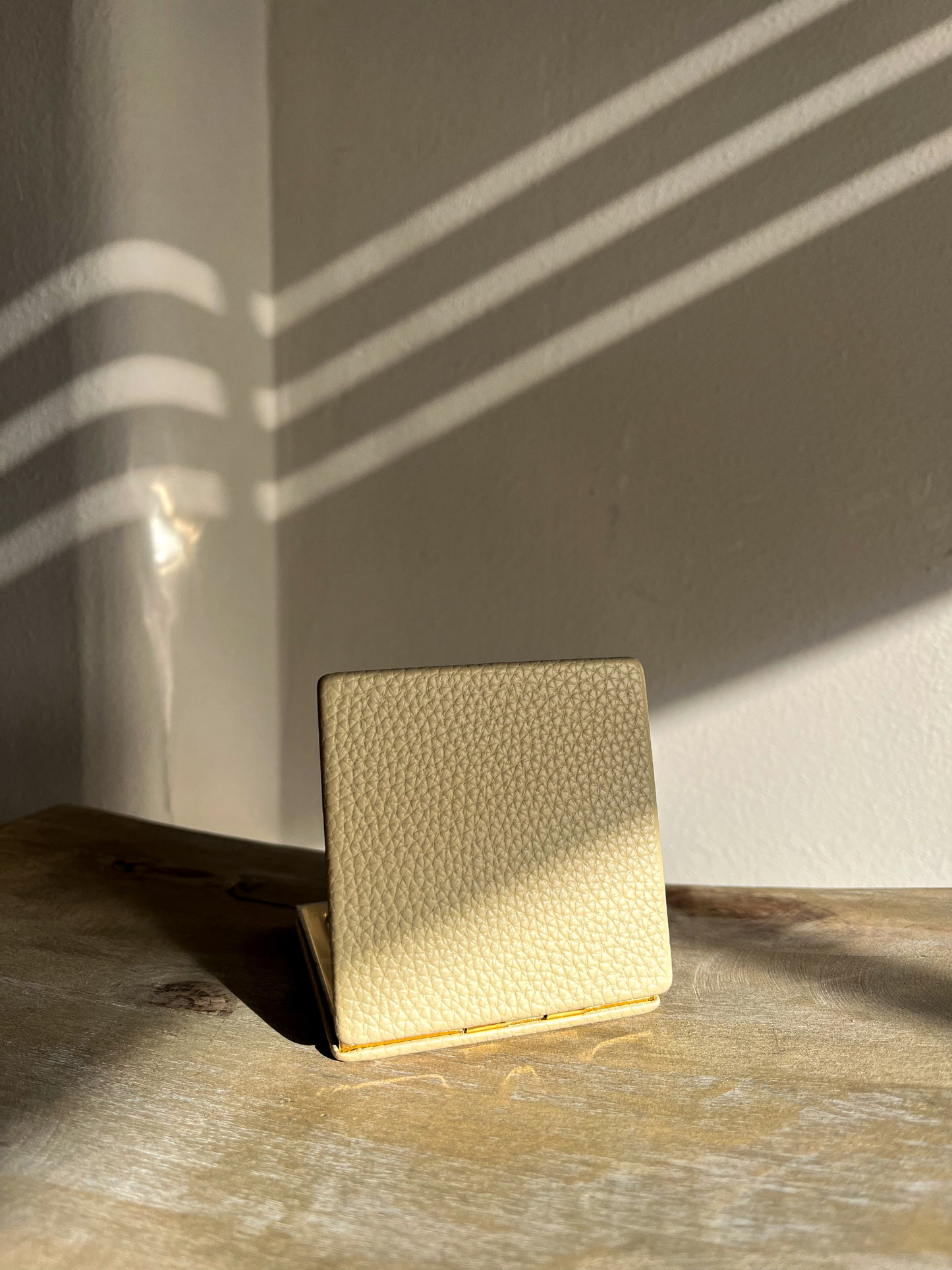 Alice Wheeler Compact mirror - Sand