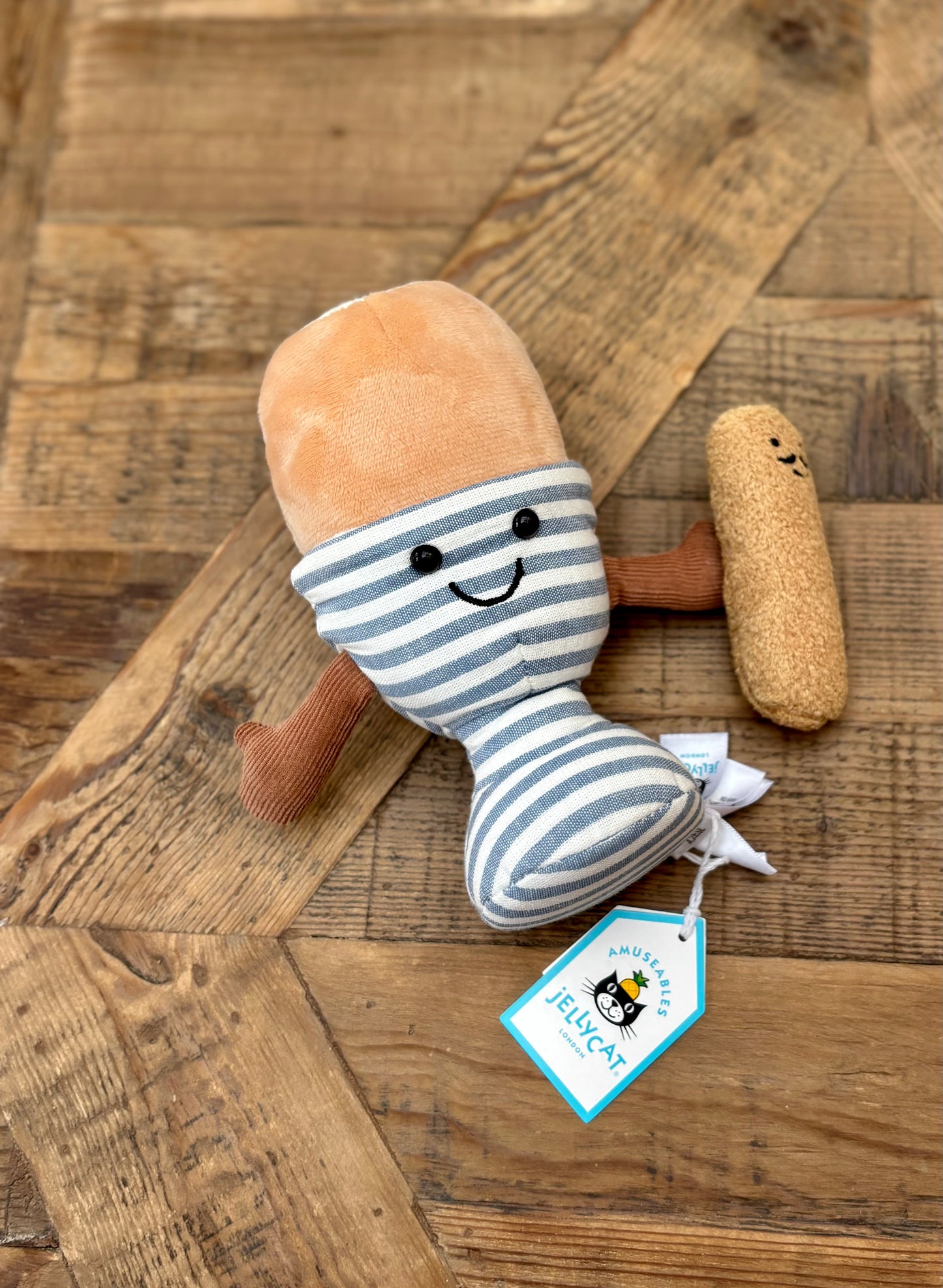 Amuseables Eggetha Egg & Lance Soldier - Jellycat