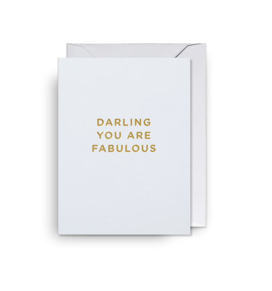 Mini Card 'Darling You Are Fabulous'