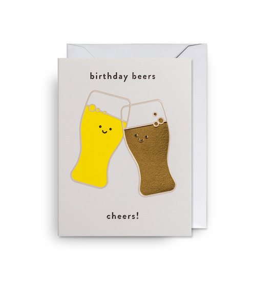 Birthday Beers Cheers! Mini Card