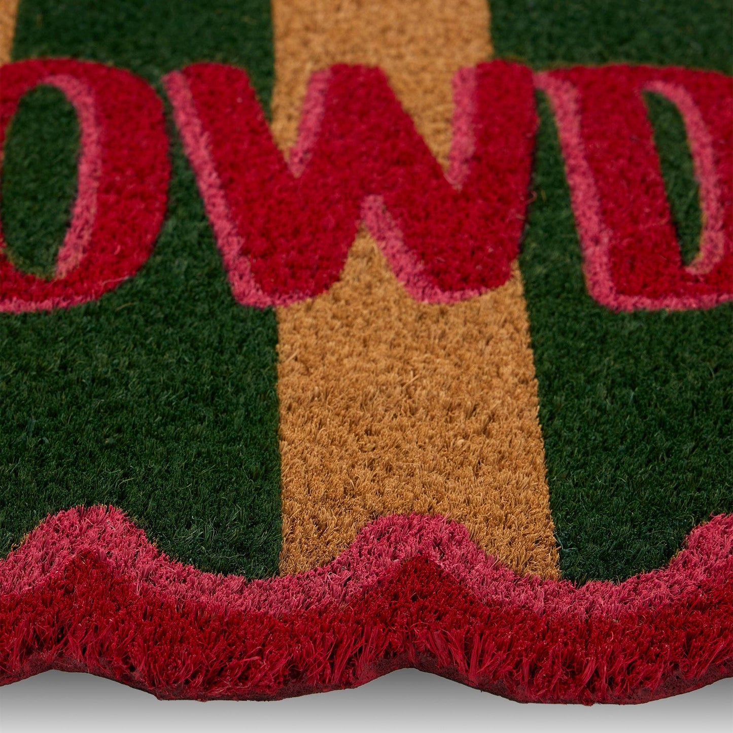 Howdy Stripe Coir Doormat – 45 x 75cm