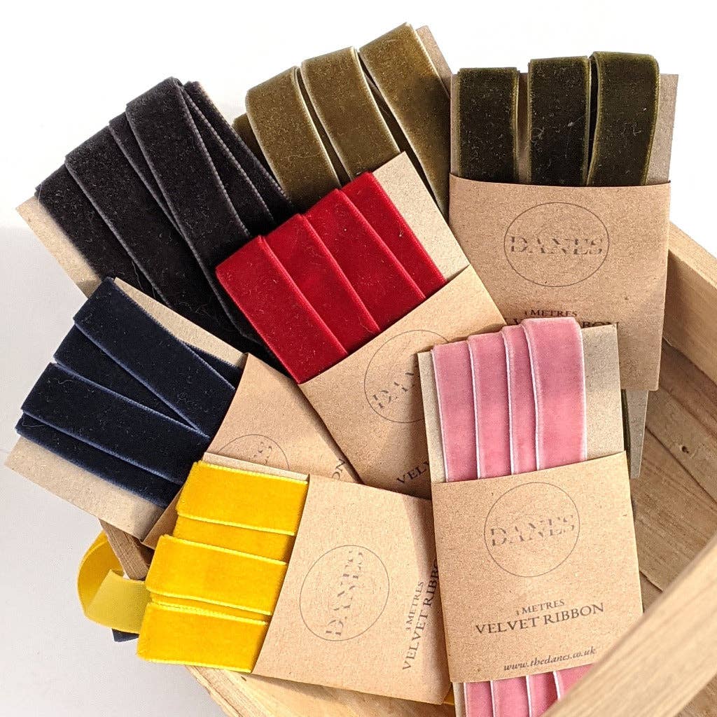 Velvet Ribbon - 16mm x 3M: Red