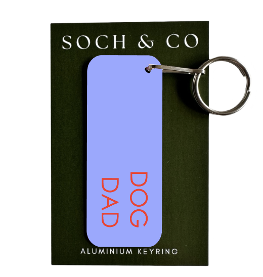 Dog dad keyring