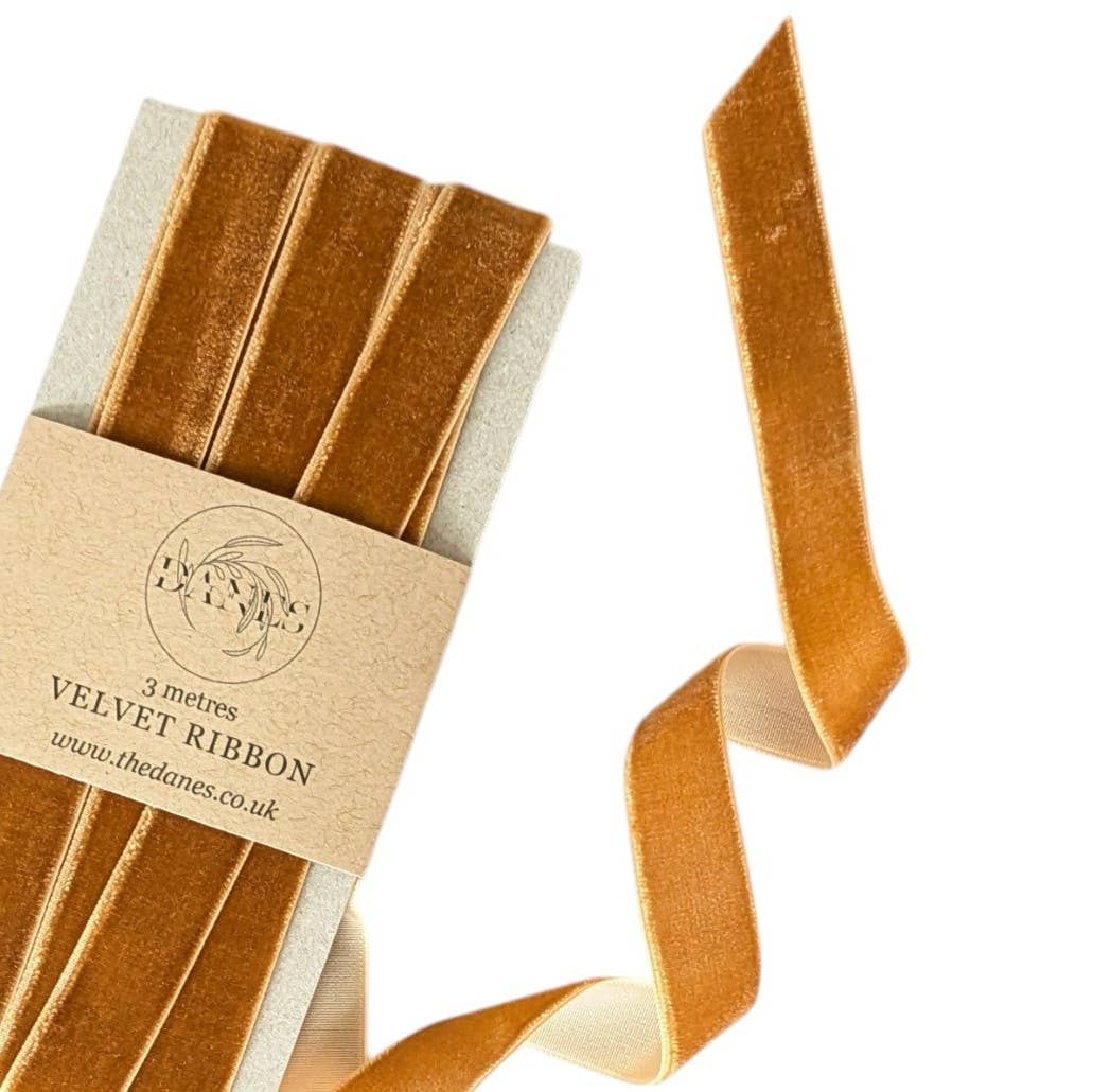 Velvet Ribbon - 16mm x 3M: Red