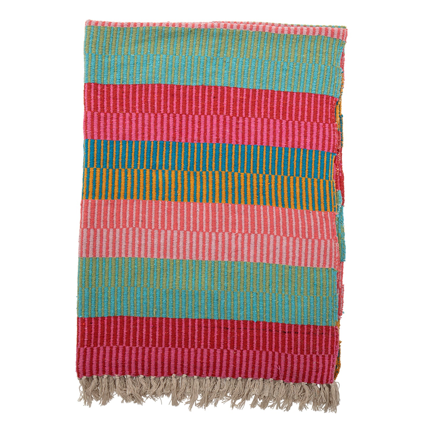 Isnel Throw, Multi, Recycled Cotton