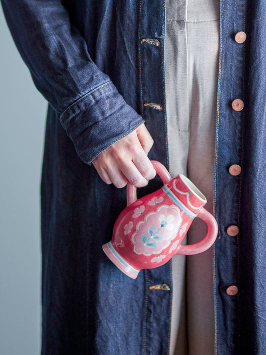 Odina Vase, Rose, Stoneware