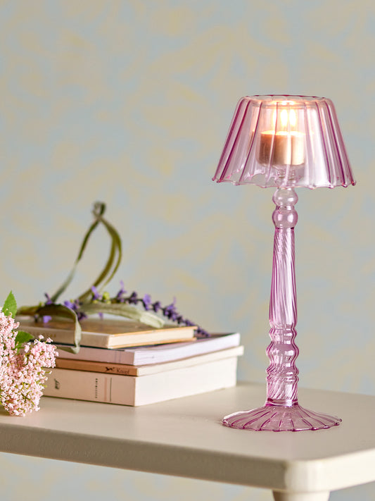 Cisco Tealight Glass Votive -  Rose