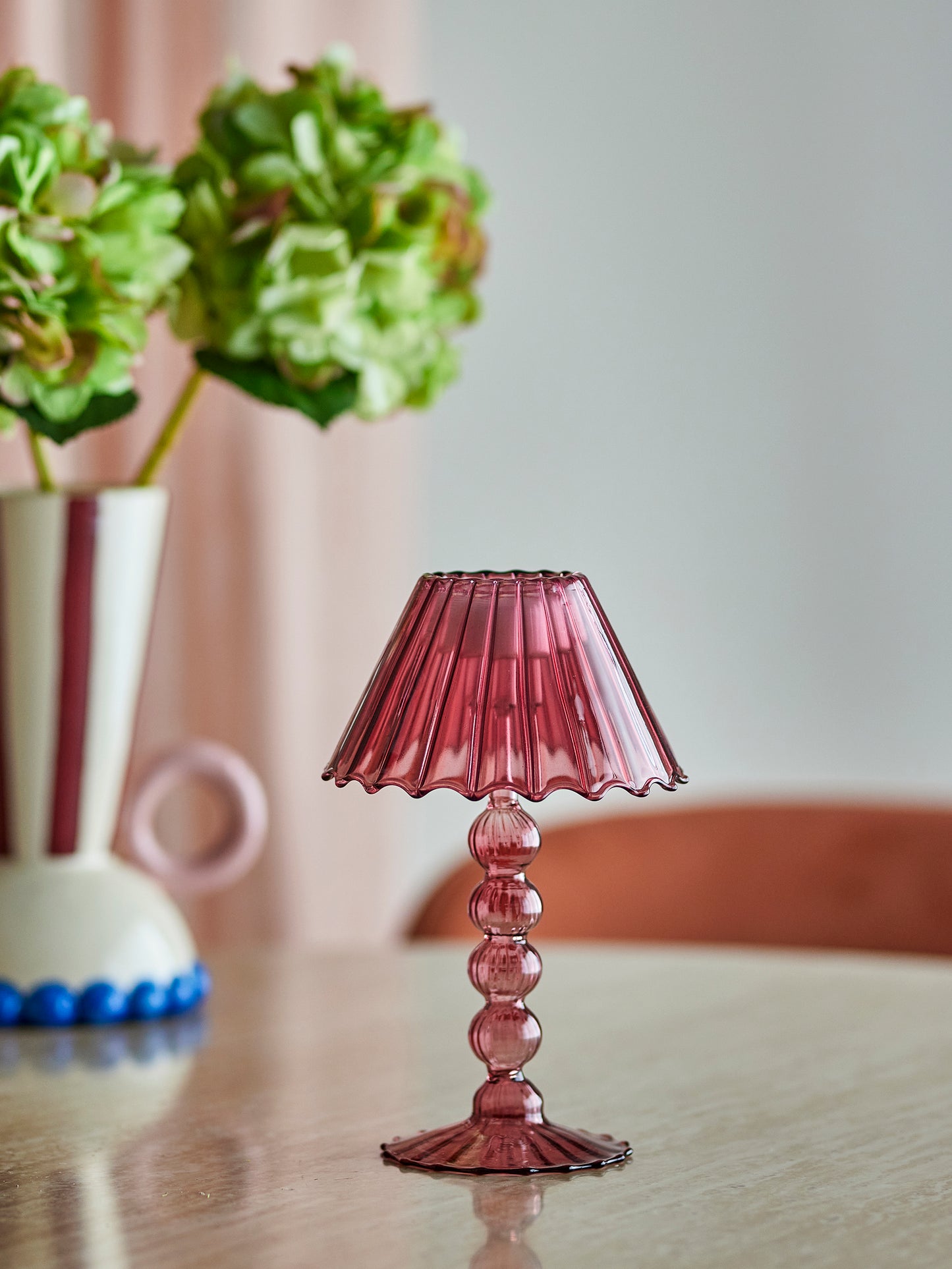 Cisco Glass Candle Votive - Red