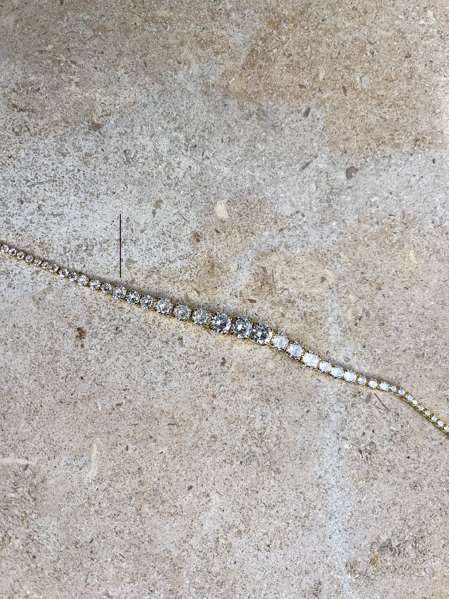 Tennis bracelet in Gold