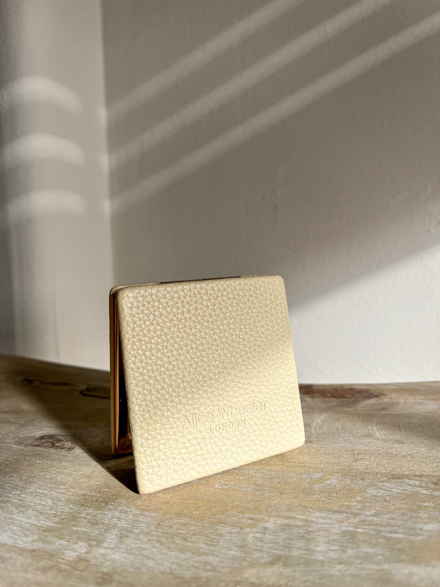 Alice Wheeler Compact mirror - Sand