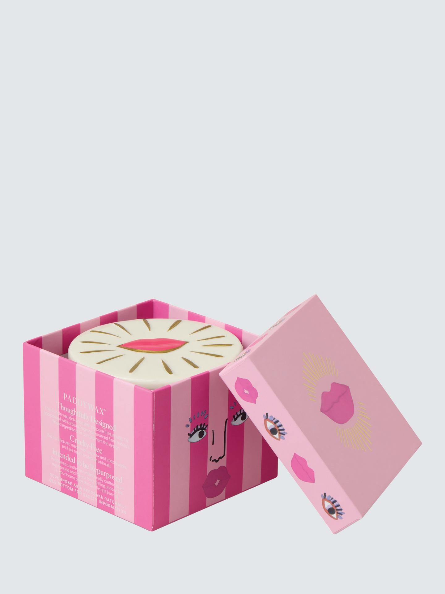 Paddywax Charmed Kiss For Luck Smoked Cherry Glass Candle