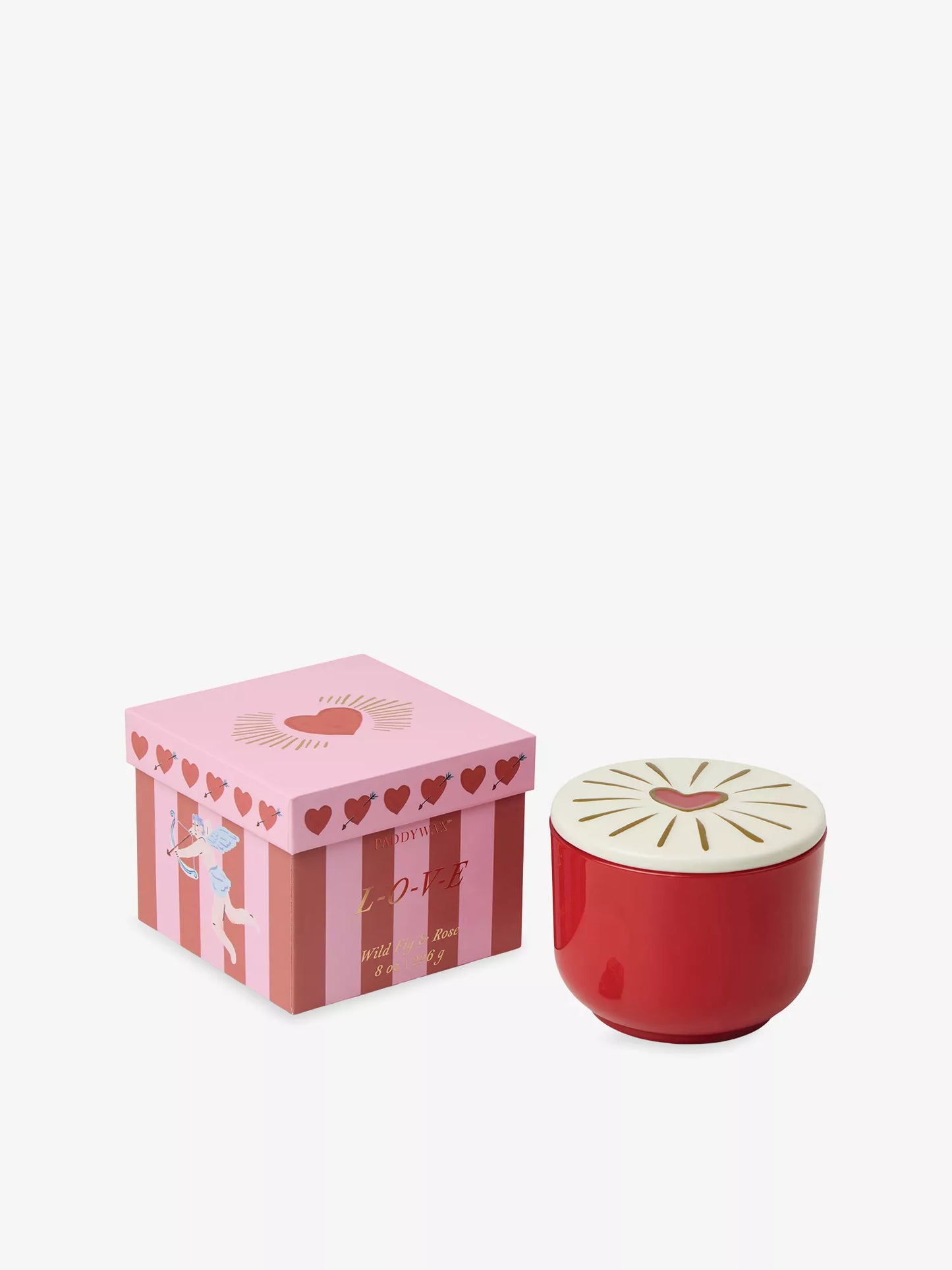 Paddywax Charmed Wild Fig Rose Glass Candle