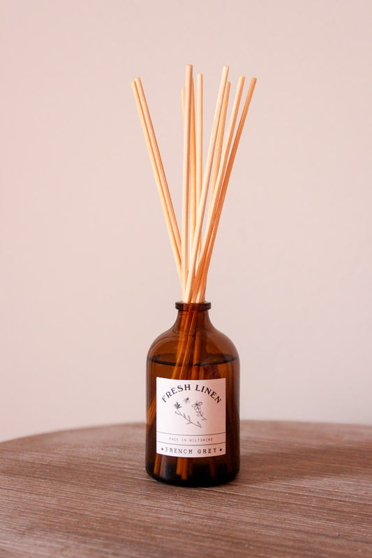 Moroccan Rose - French Grey Signature Reed Diffuser