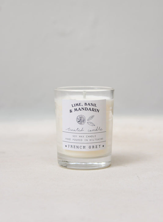 Lime, Basil & Mandarin - French Grey Signature Votive Candle