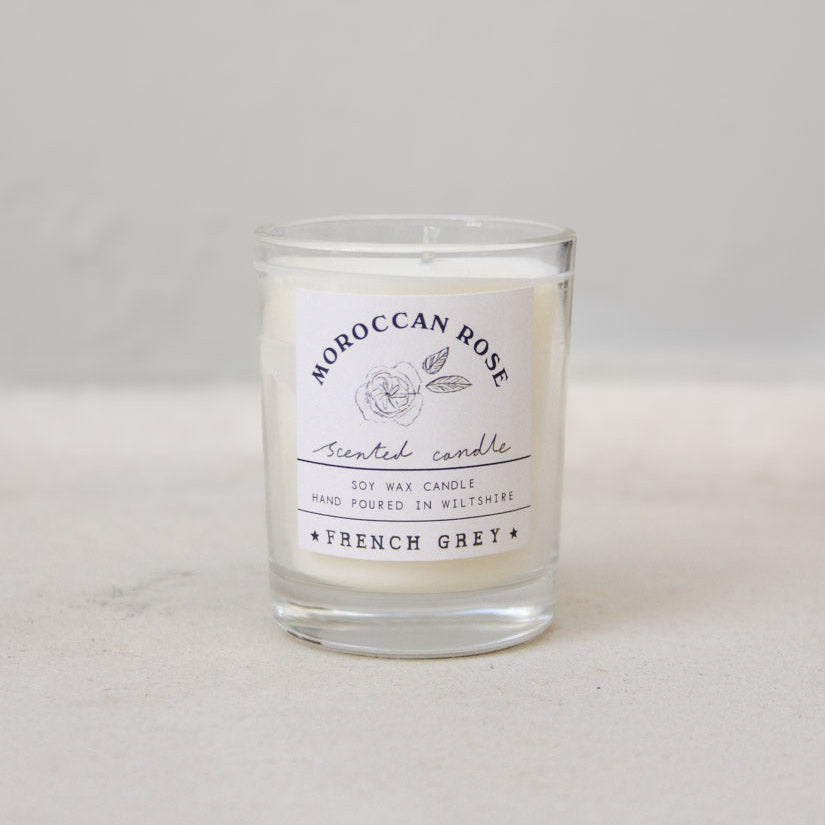 Moroccan Rose - French Grey Signature Votive Candle