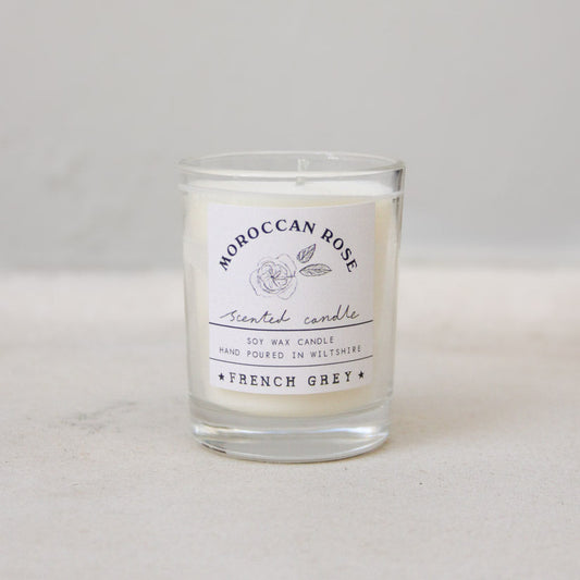 Moroccan Rose - French Grey Signature Votive Candle