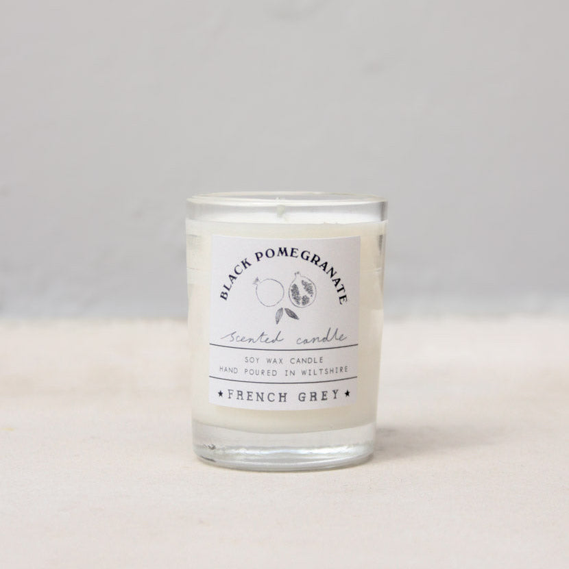 Black Pomegranate - French Grey Signature Votive Candle